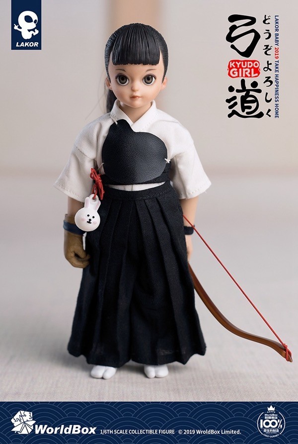 零元拍：Lakor Baby 011 1/6 弓道少女 Kyudo Girl 可动人偶，全新无拆。