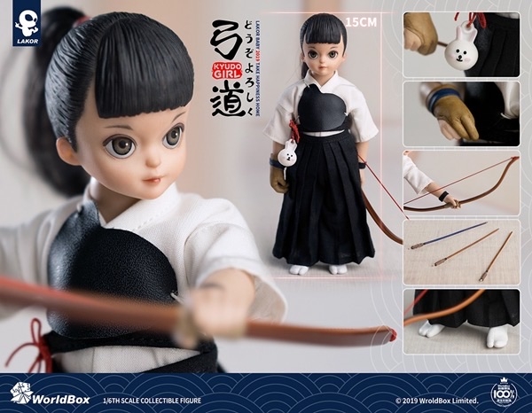 零元拍：Lakor Baby 011 1/6 弓道少女 Kyudo Girl 可动人偶，全新无拆。