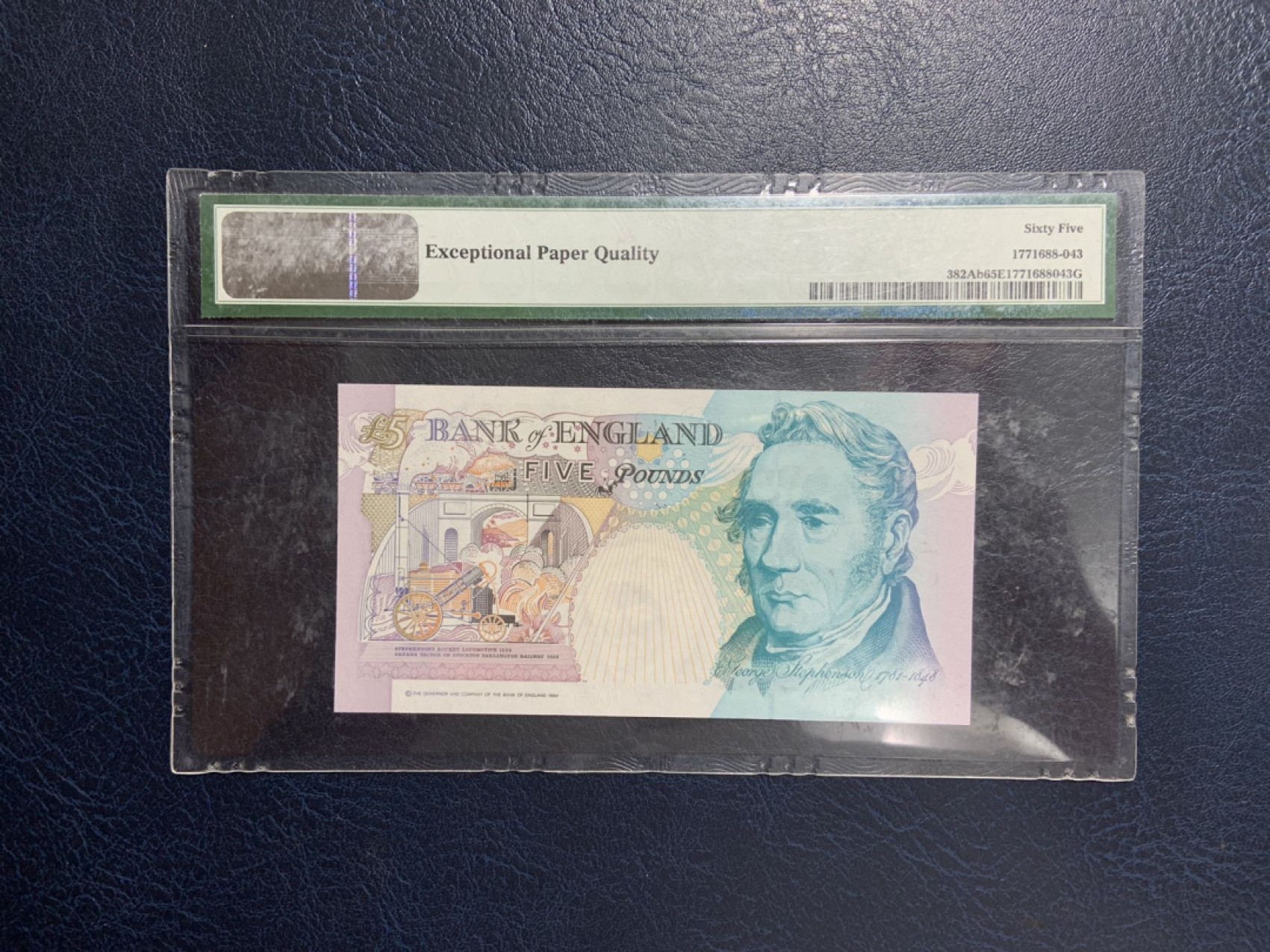 收藏联盟Quantum Auction 第267期拍卖  英国1999-2002年5镑 PMG65
