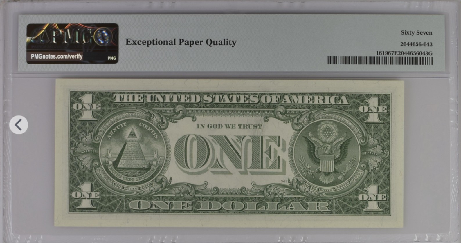 618美元大酬宾红蓝库印无佣金 1美元蓝库印银圆券Silver Certificate, $1 1957 Small Size