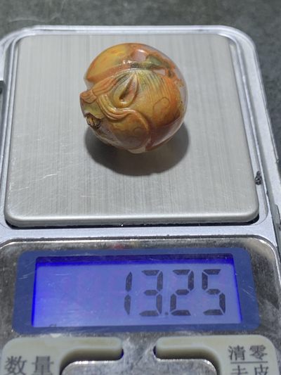 精美亚光冰飘战国红玛瑙手工雕刻马上有钱随形珠一颗！ 精美亚光冰飘战国红玛瑙手工雕刻马上有钱随形珠一颗！