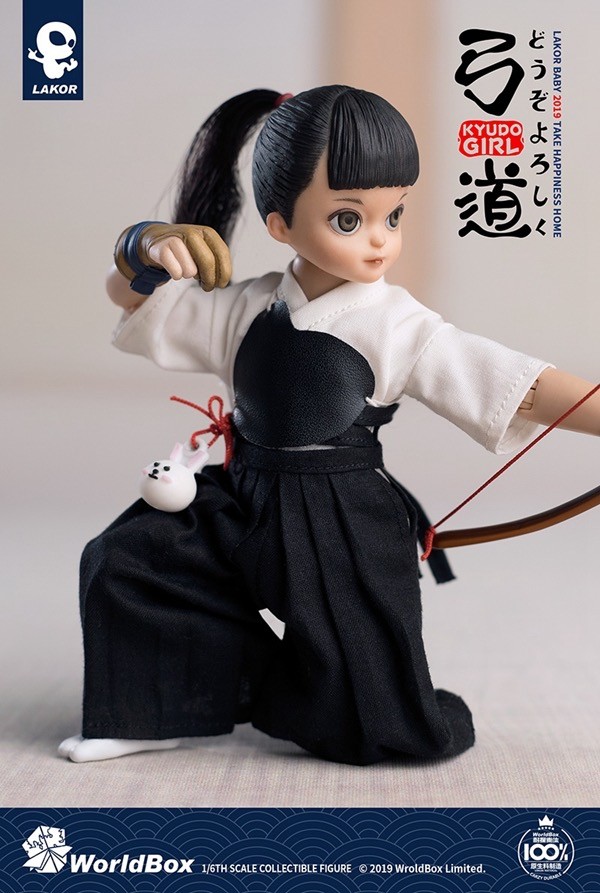 零元拍：Lakor Baby 011 1/6 弓道少女 Kyudo Girl 可动人偶，全新无拆。
