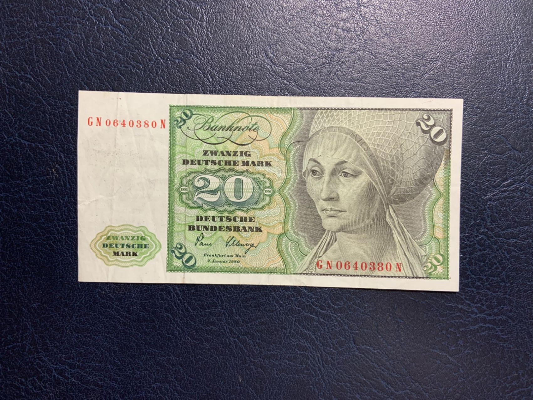 收藏联盟Quantum Auction 第267期拍卖  德国联邦1980年20马克 非全新 品相如图 丢勒画作