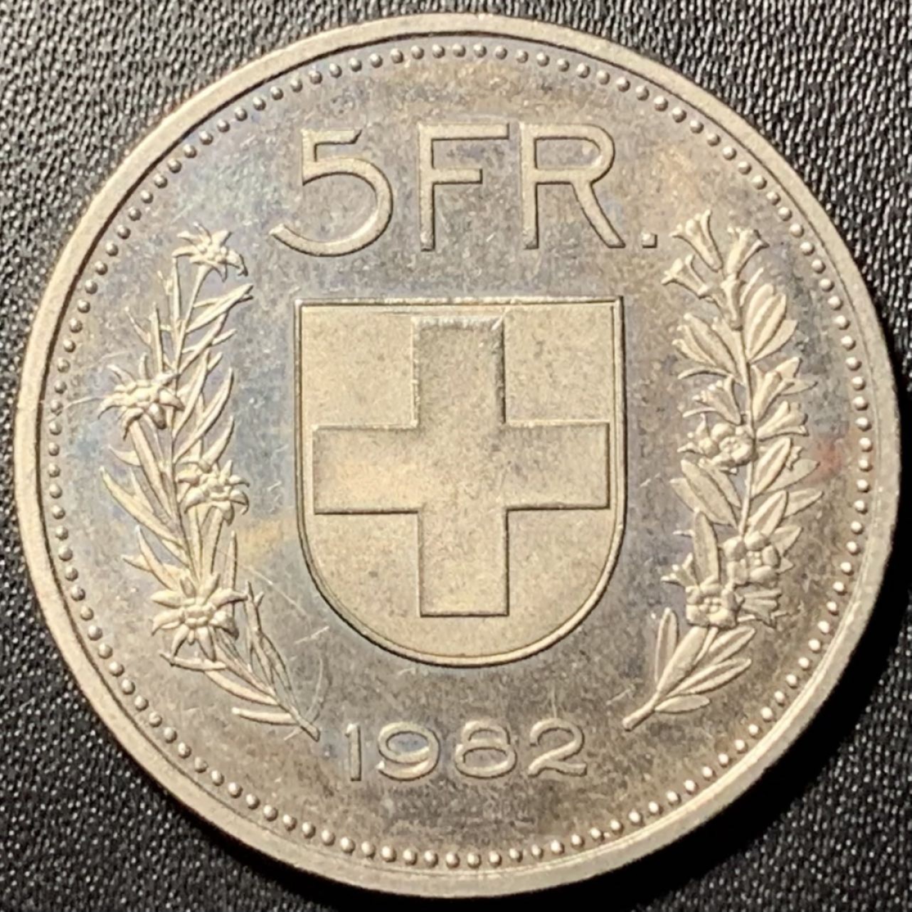 紫瑗钱币——第305期拍卖 瑞士 1982年 威廉·泰尔 5法郎 