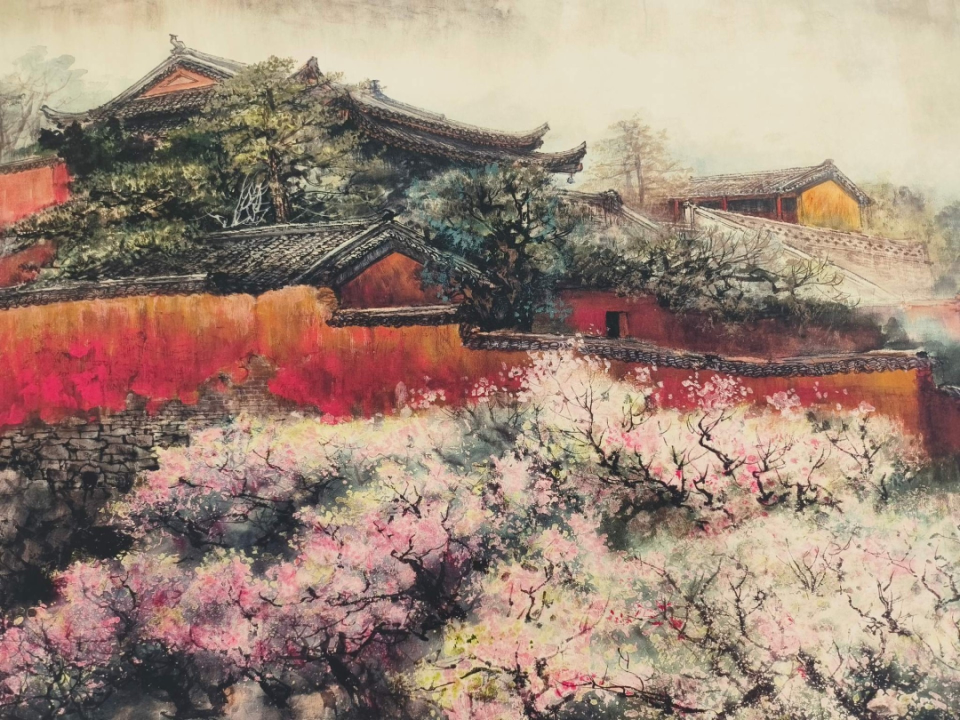 古寺春深