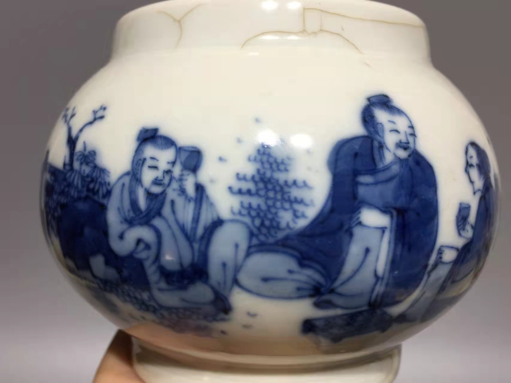 青花小罐