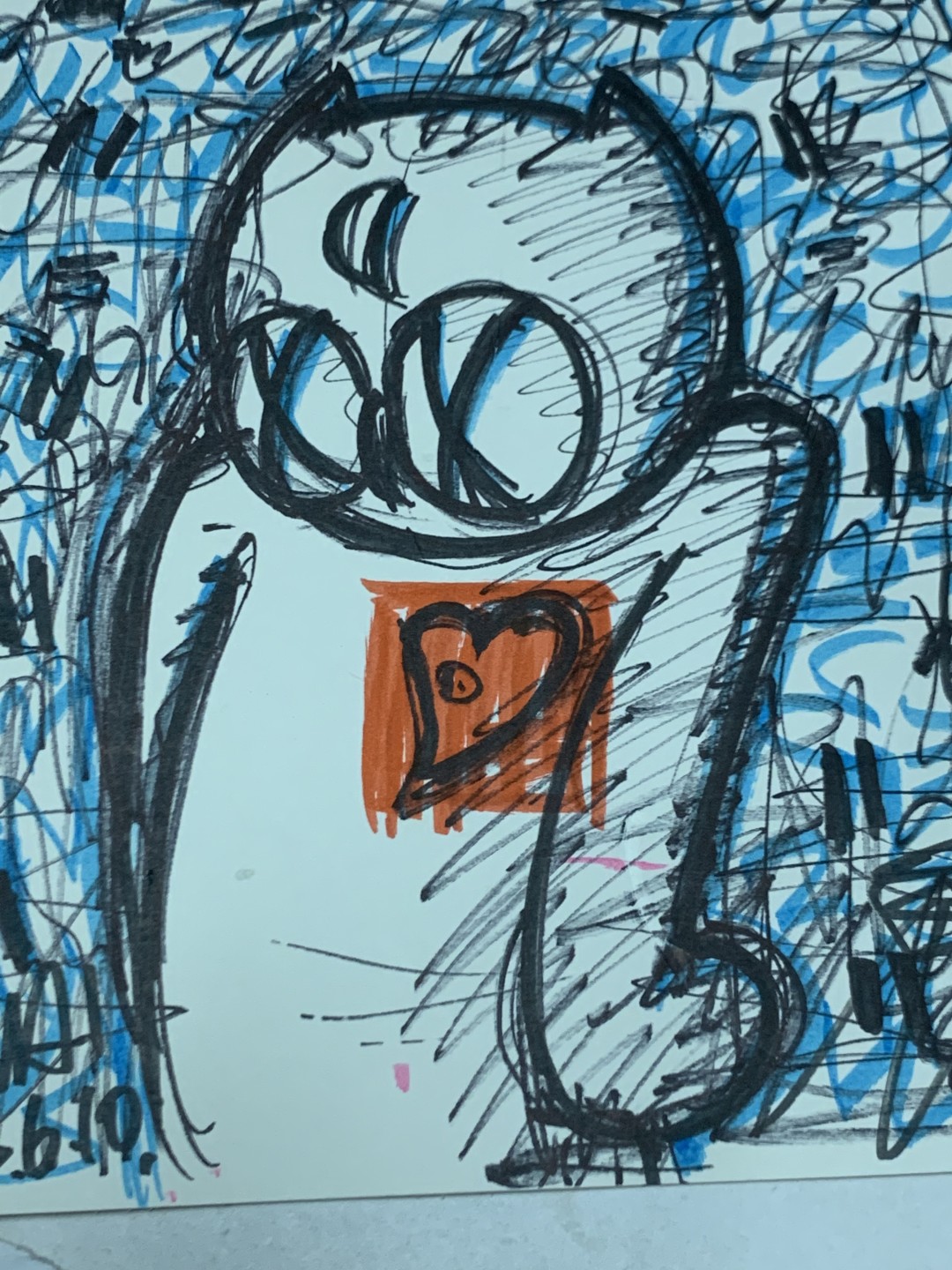 零元拍：歪歪亲笔绘画 原画色卡《OWSON》尺寸27.5/29.7