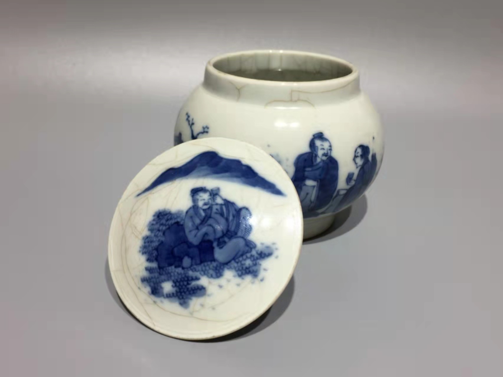 青花小罐