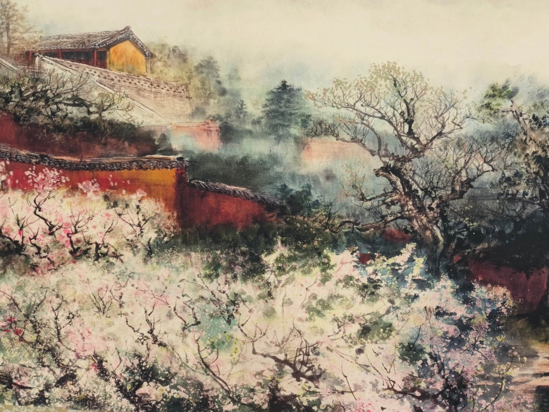 古寺春深