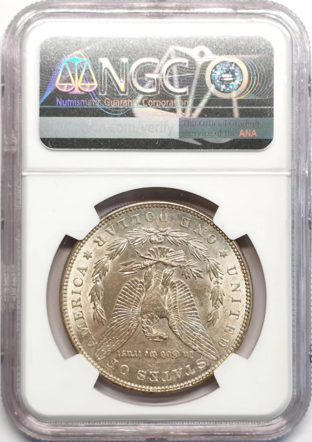 凡希社世界钱币微拍第二百四十二期 1887美国摩根壹元MGC-MS62