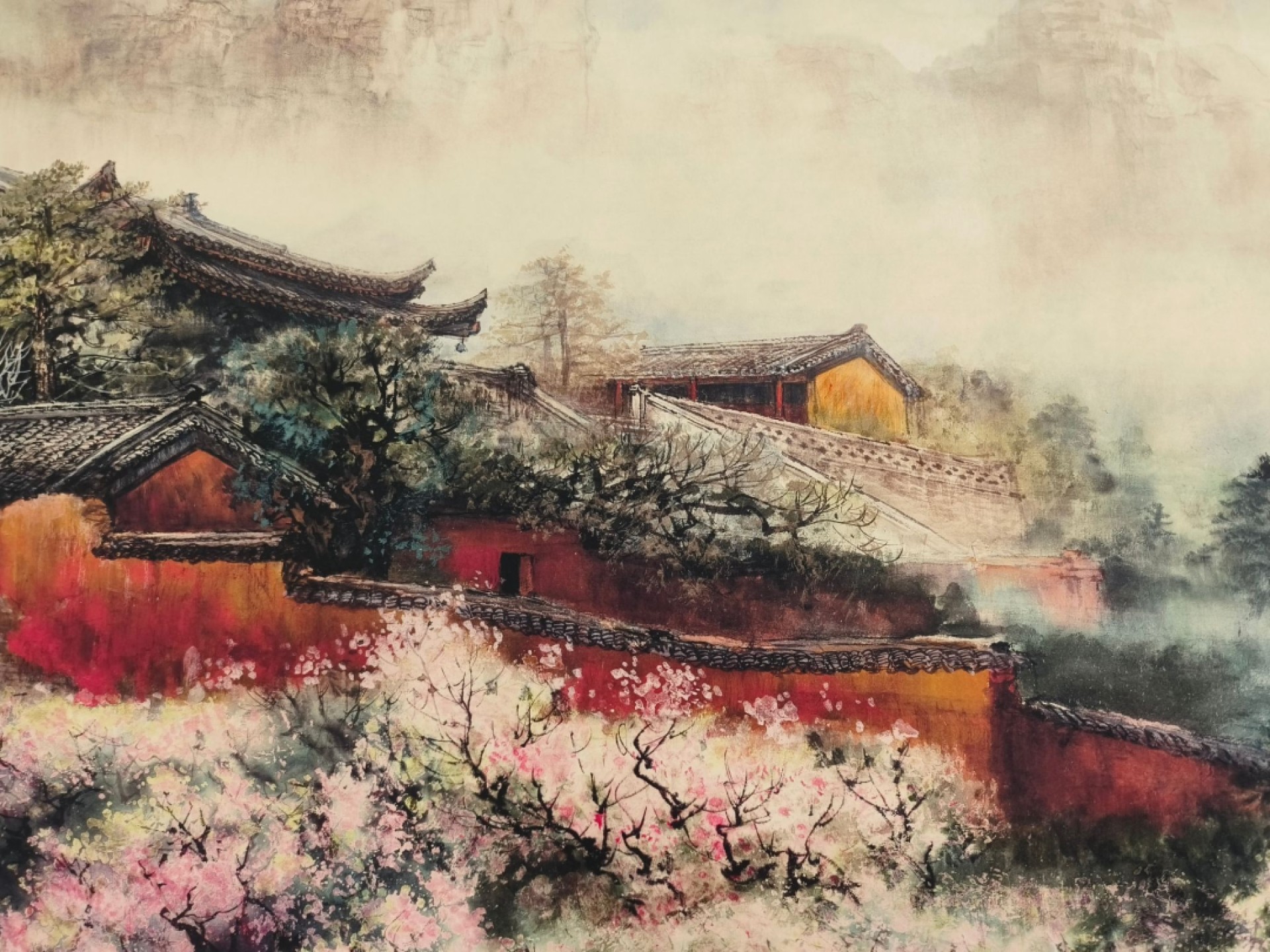 古寺春深