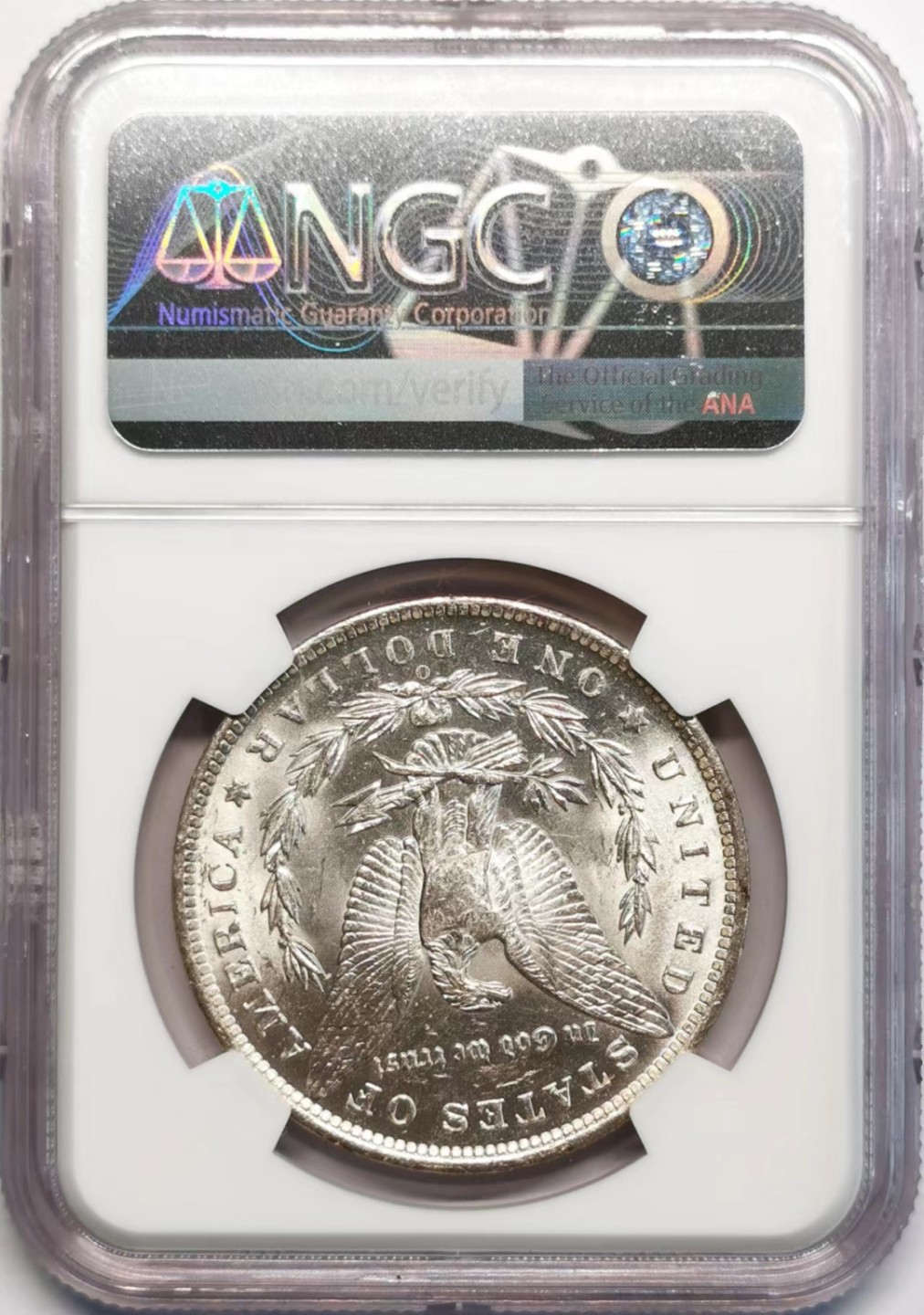 凡希社世界钱币微拍第二百四十二期 1885O美国摩根壹元NGC-MS62