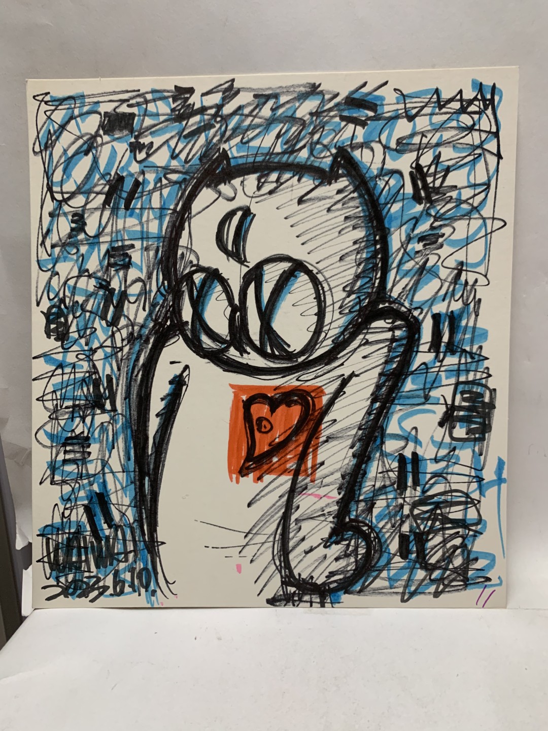 零元拍：歪歪亲笔绘画 原画色卡《OWSON》尺寸27.5/29.7