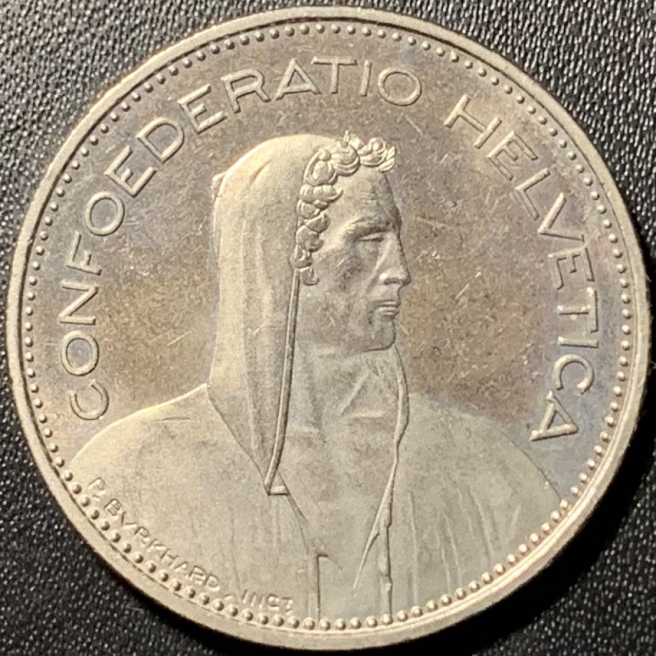 紫瑗钱币——第305期拍卖 瑞士 1982年 威廉·泰尔 5法郎 