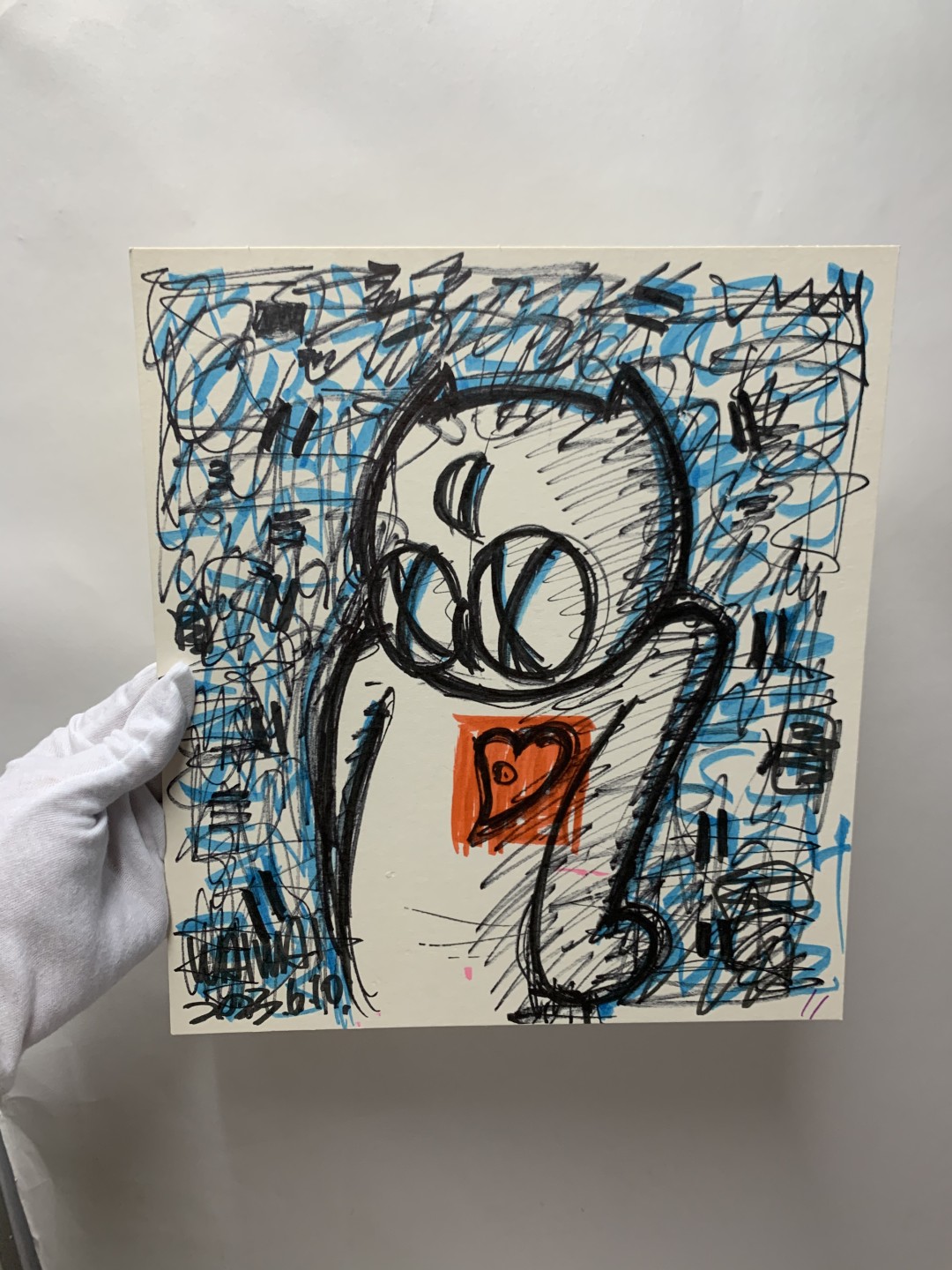 零元拍：歪歪亲笔绘画 原画色卡《OWSON》尺寸27.5/29.7