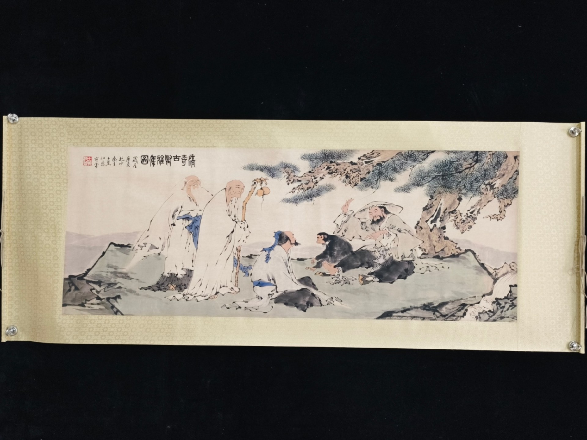 《惊奇古贤雅集》横幅人物作品 