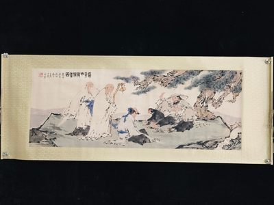 《惊奇古贤雅集》横幅人物作品  - 《惊奇古贤雅集》横幅人物作品 
