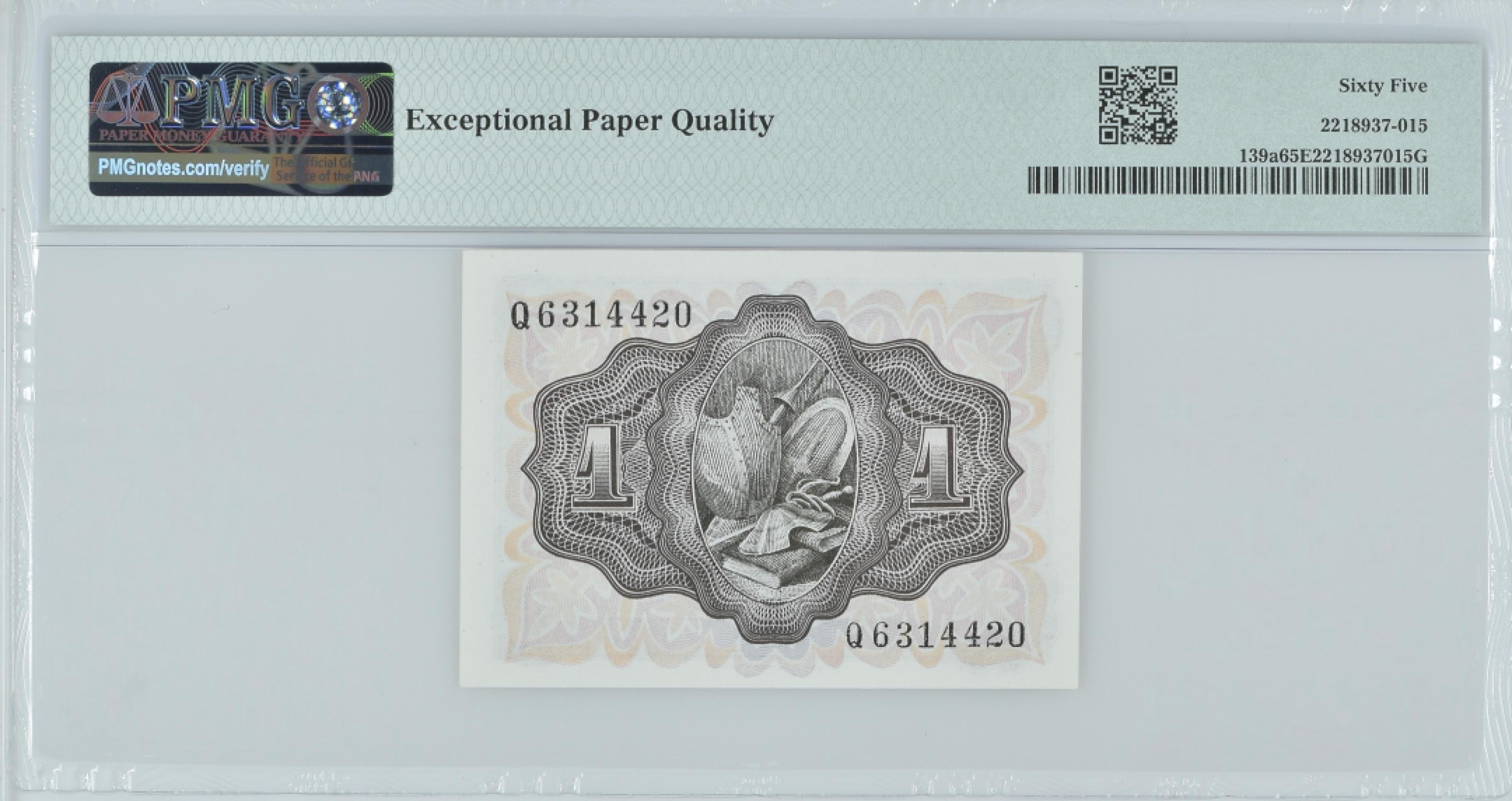 紫瑗钱币——第282期拍卖—纸币团购场（塞尔维亚 西班牙） 满10件包邮 【65 EPQ】西班牙 1951年 唐吉坷德 1比塞塔 PMG (p-139a) Q6314420