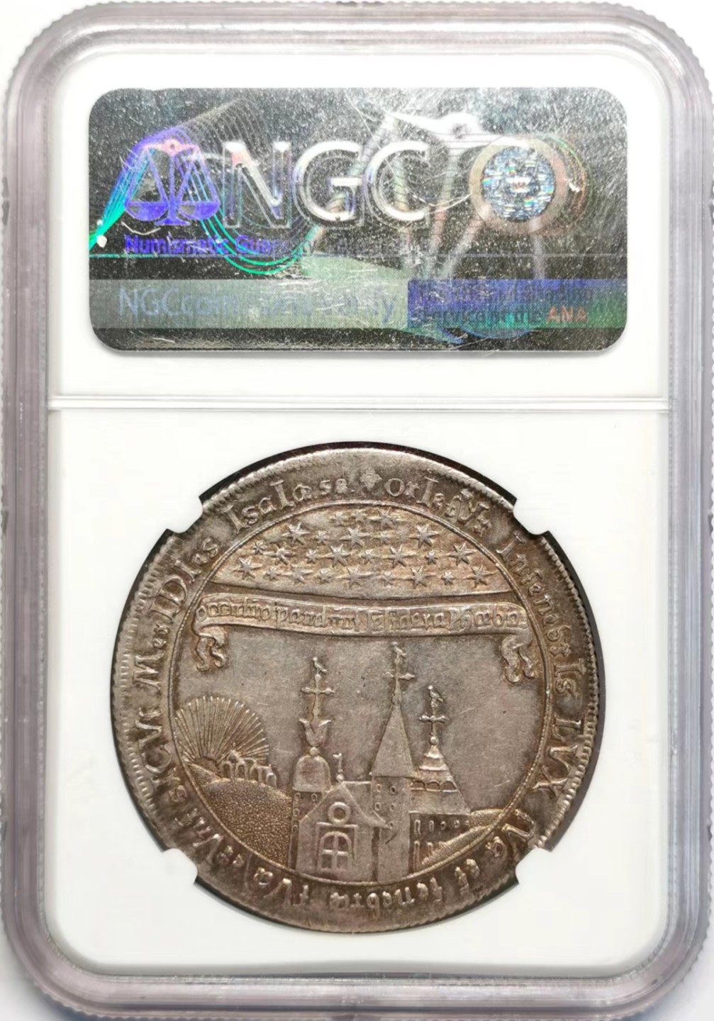 凡希社世界钱币微拍第二百四十二期 稀！1698奥斯纳布吕克主教缺位泰勒NGC-AU58