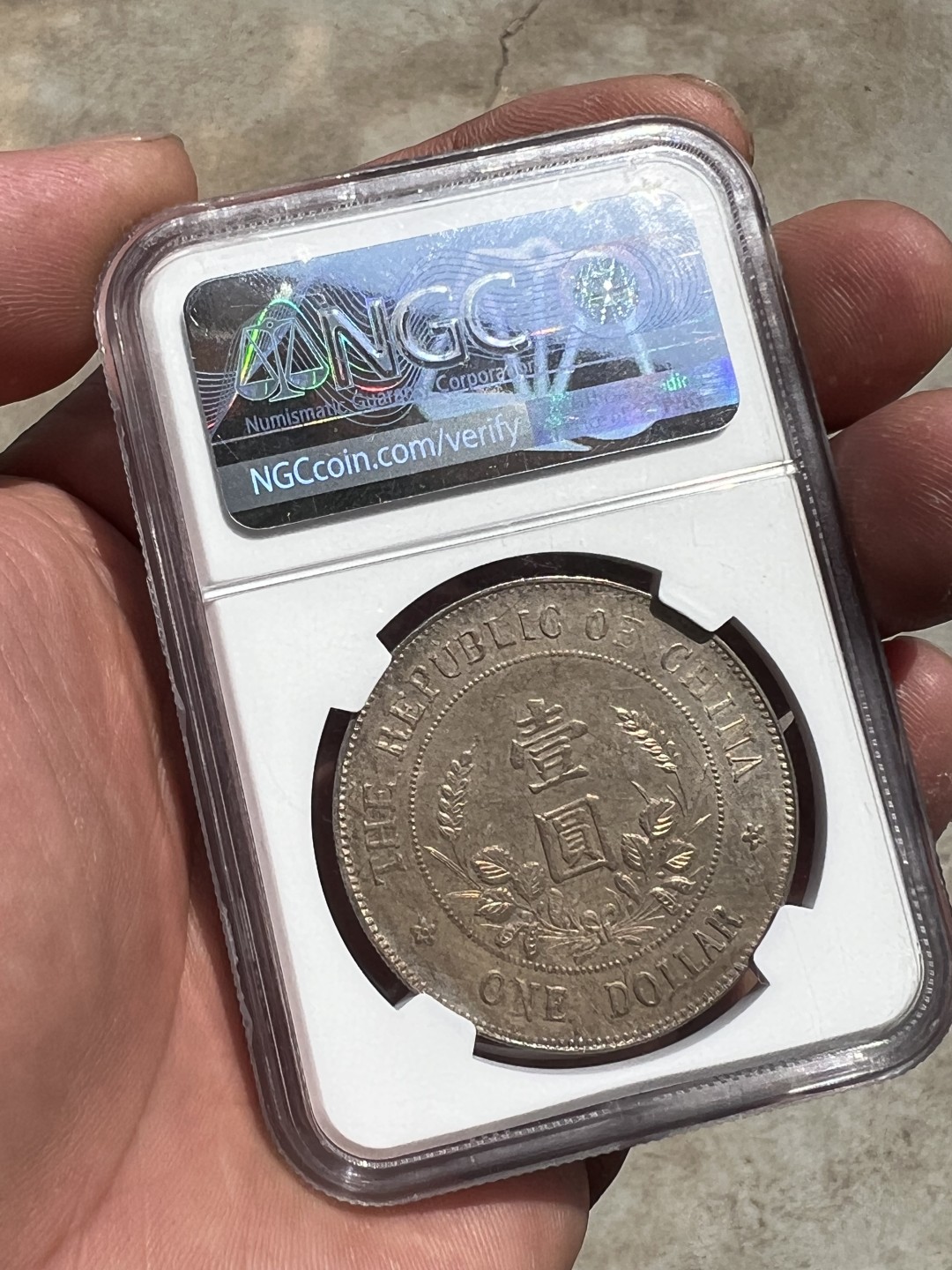 1912 CHINA L&M-43 LI YUAN HUNG   S$1