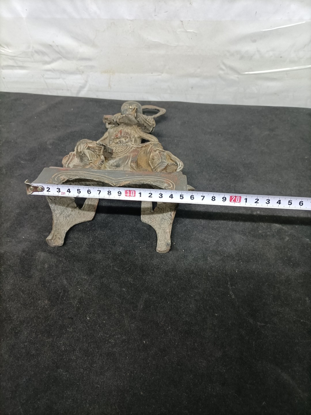 旧藏明清铜雕哪吒佛像摆件