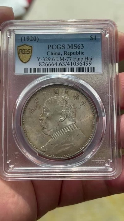 (1920)九 $1 LM-77A Fine Hair