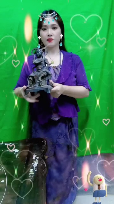 旧藏明清铜雕哪吒佛像摆件