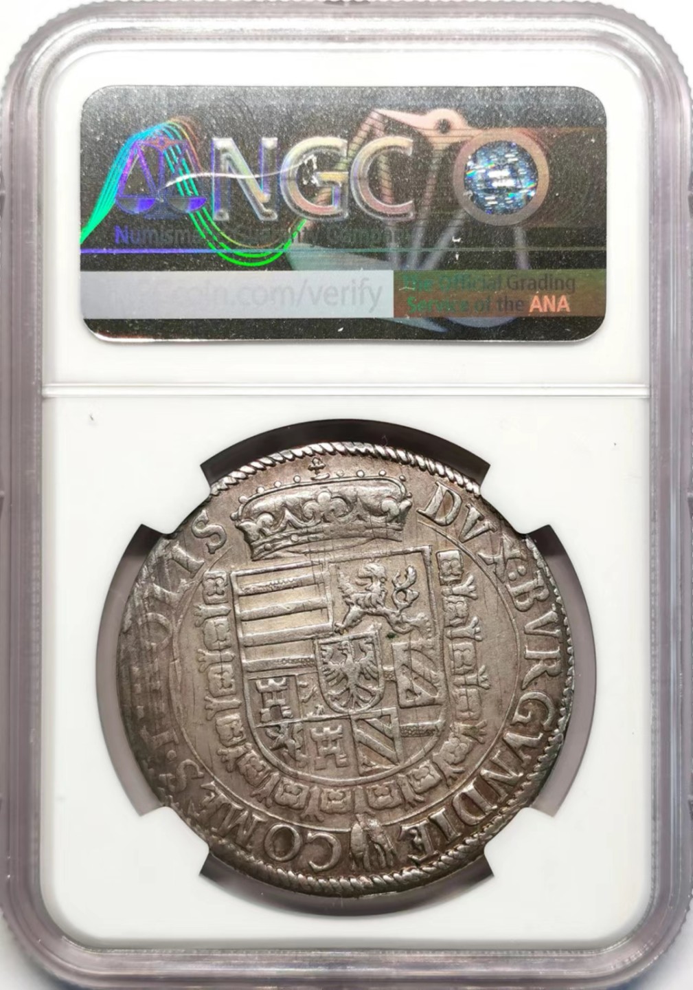 凡希社世界钱币微拍第二百四十二期 1564-95神罗斐迪南泰勒大银NGC-AU53