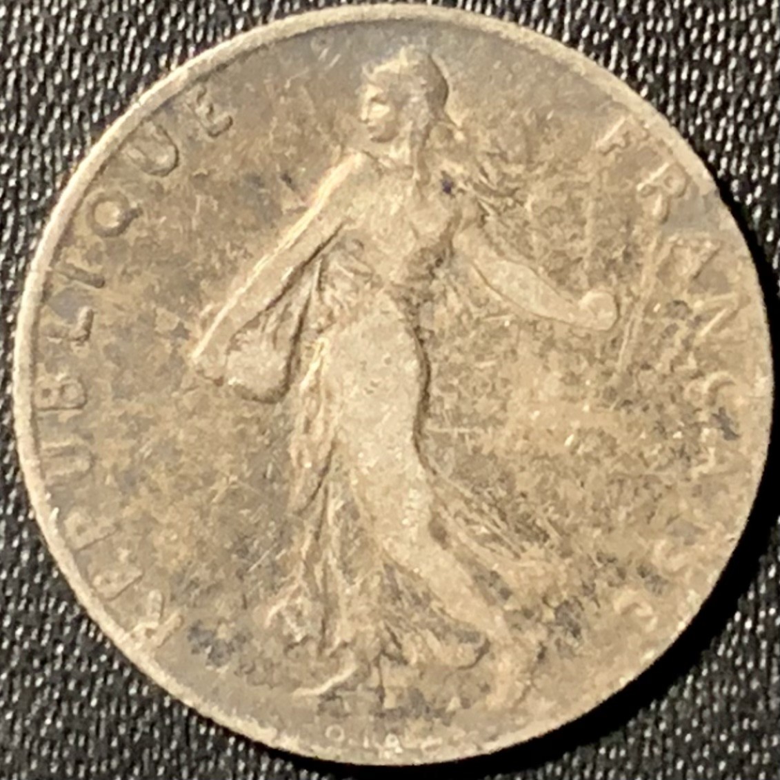 紫瑗钱币——第281期拍卖 法国 1899年 播种女神 50分 2.5克 0.835银