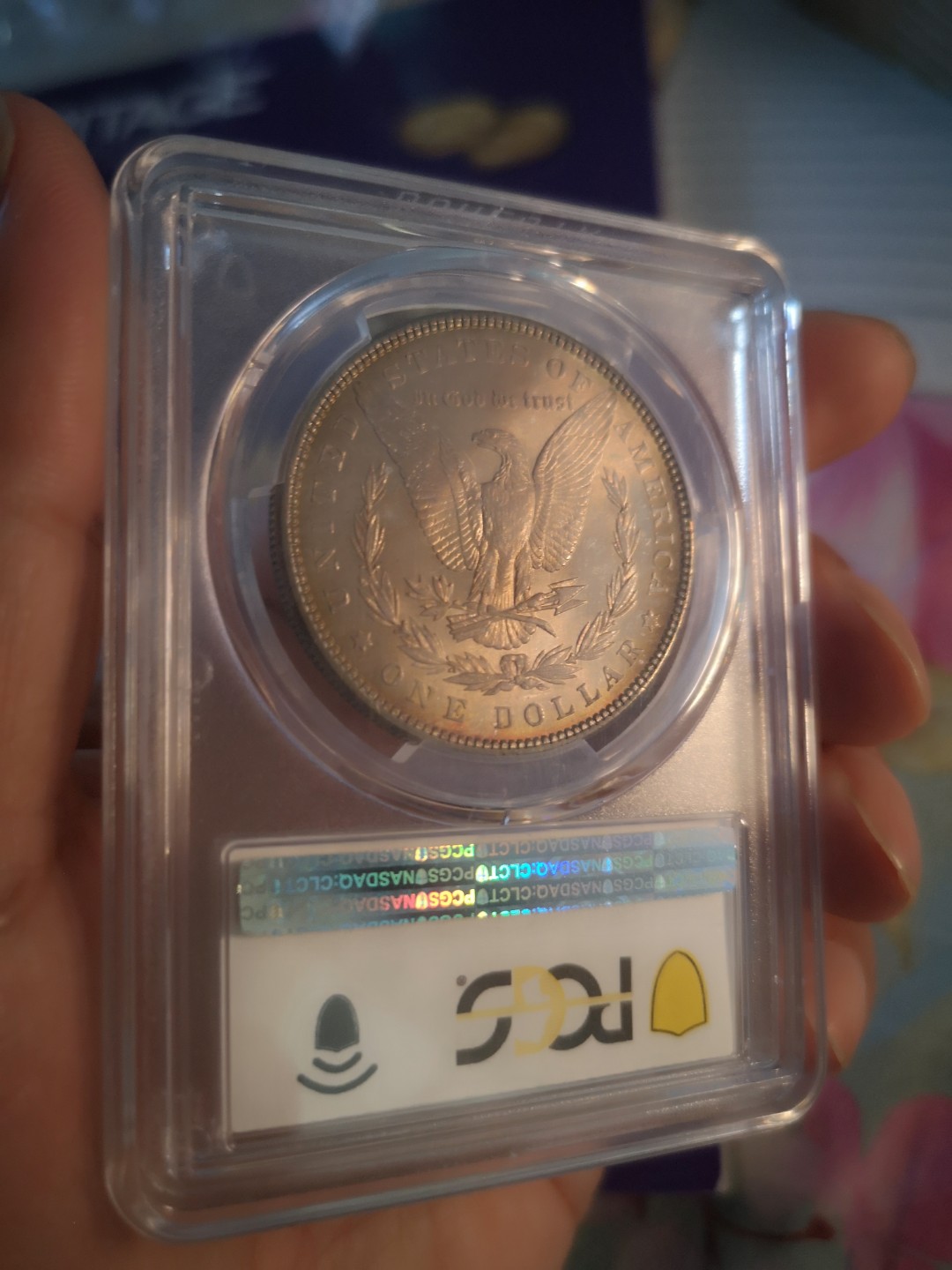 长老汇第6场老银币拍卖 美国1885摩根1美元银币，PCGS MS66，超高分