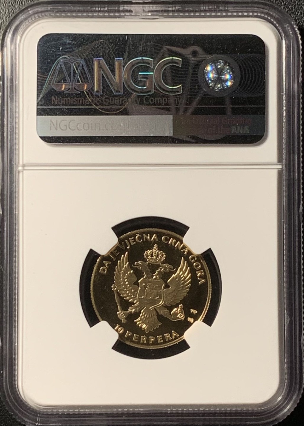 紫瑗钱币——第281期拍卖 黑山 2016年 黑山共和国独立10年 10PERPER 8克 金币 NGC PR68 UC 发行量100枚