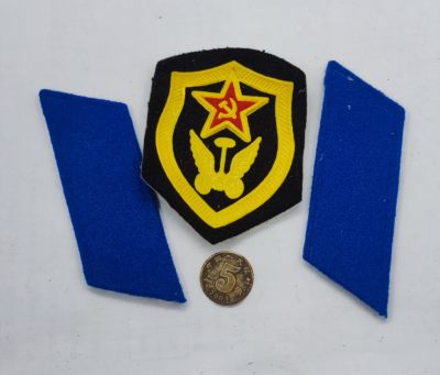 红色经典收藏7月1日晚上7点 - 苏联军队臂章领章 反面有标