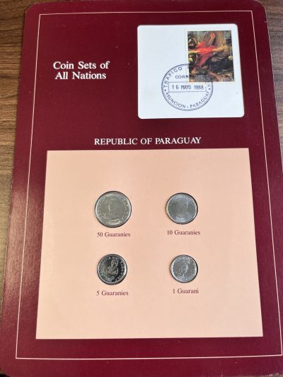 【海寕潮】富兰克林专场 - 【海寧潮】富兰克林卡装巴拉圭纪念币4枚装