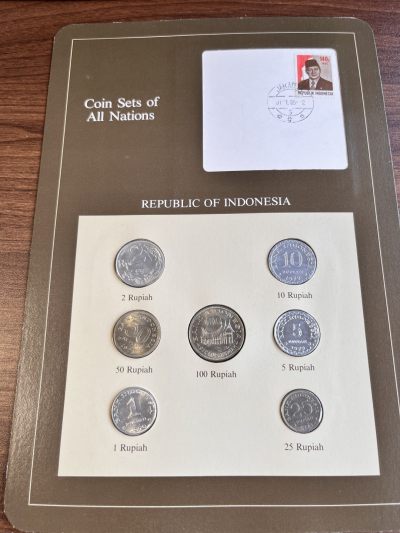 【海寕潮】富兰克林专场 - 【海寧潮】富兰克林卡装印度尼西亚纪念币7枚装