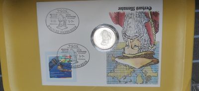 燕姐邮币封专场 - 1965年德国格哈德逝世375周年五马克银币邮币封