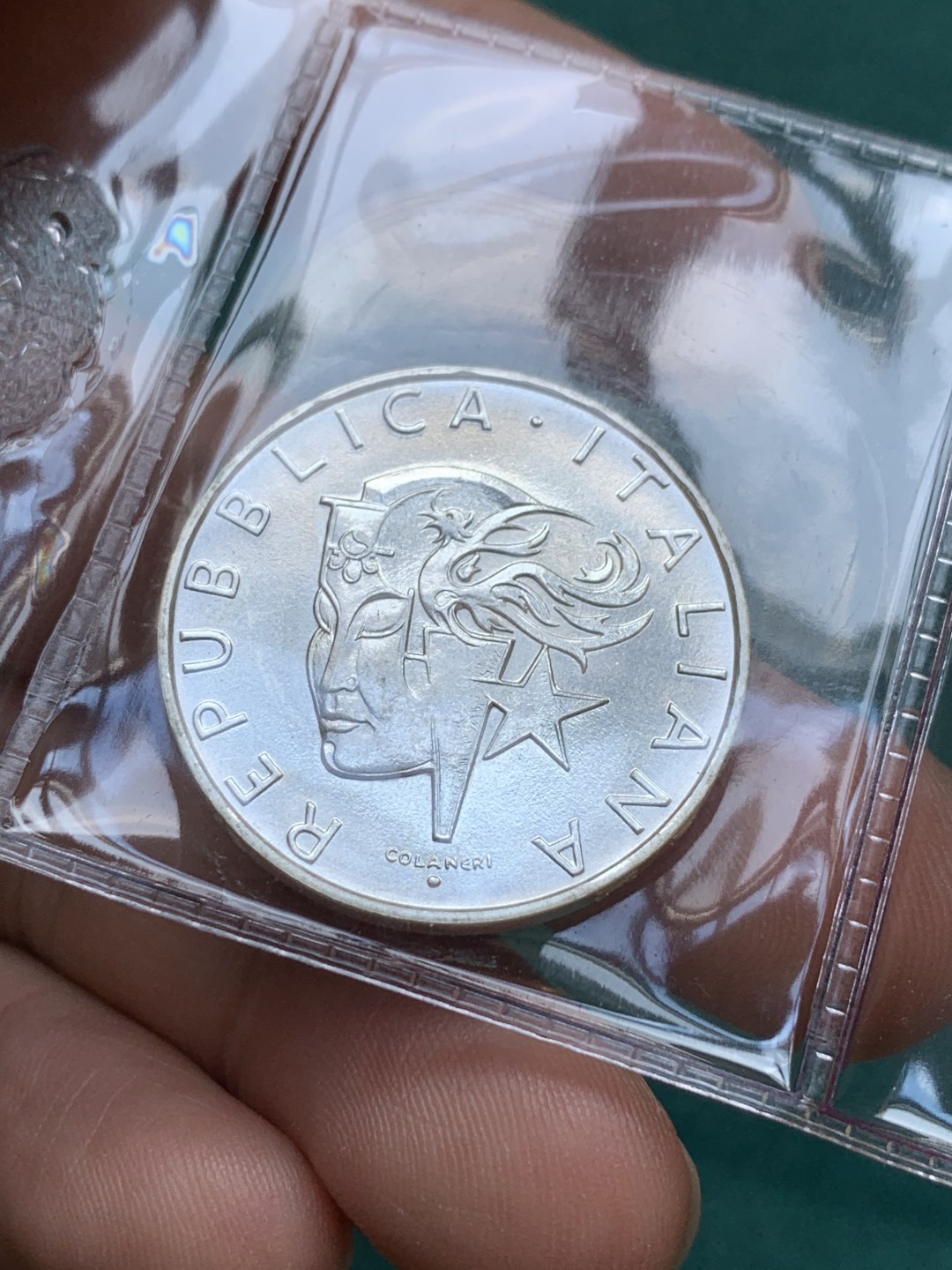 《竞宝斋》第175场-周日，周一2场 (全场包邮) 意大利1988年 夏季奥运纪念 500里拉银币 封装