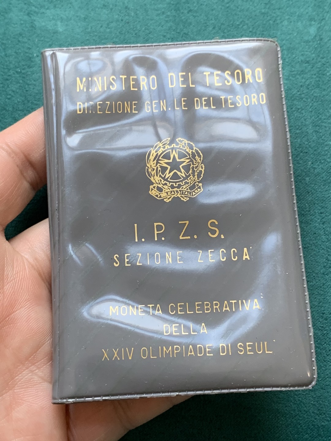 《竞宝斋》第175场-周日，周一2场 (全场包邮) 意大利1988年 夏季奥运纪念 500里拉银币 封装