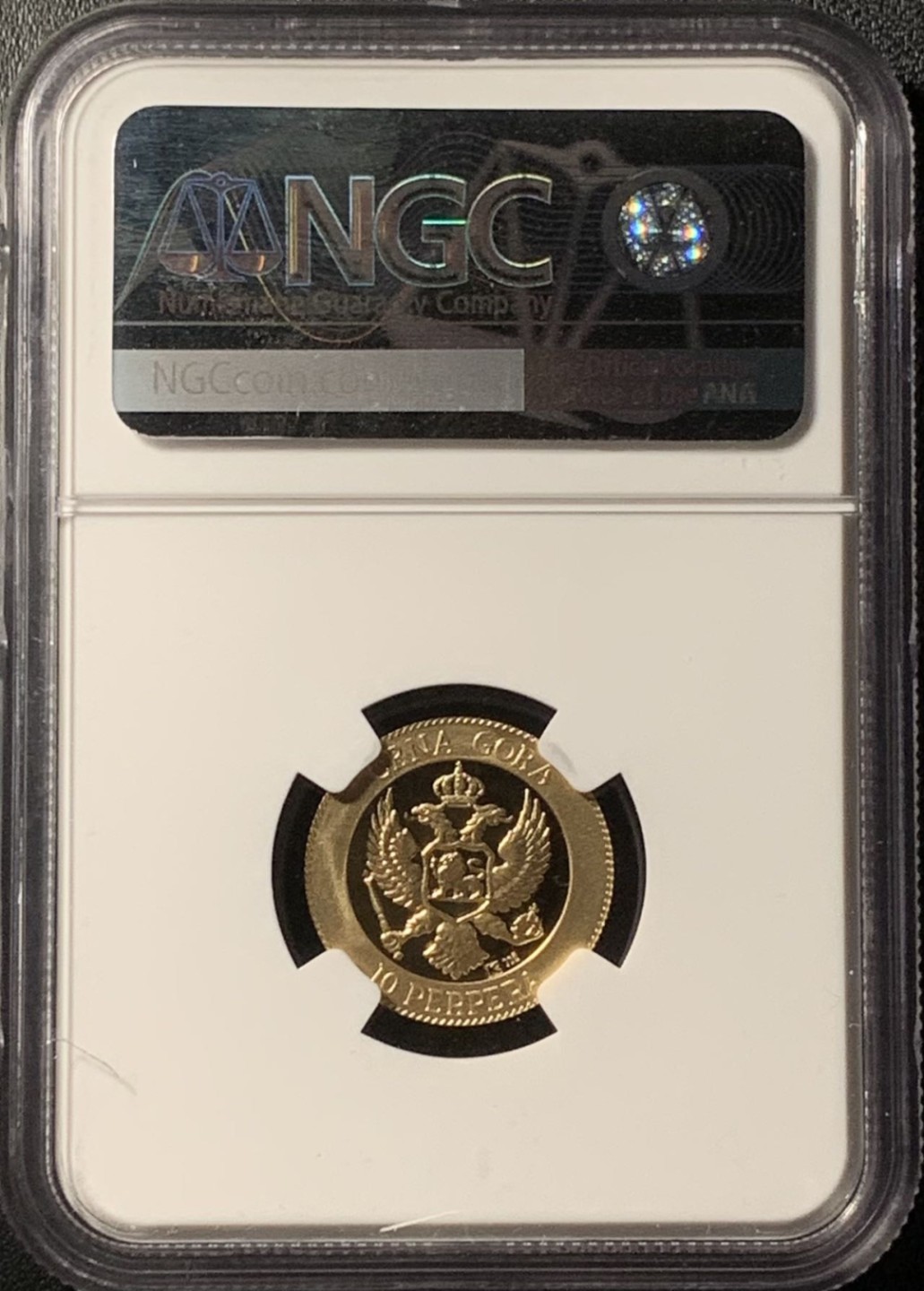 紫瑗钱币——第281期拍卖 黑山 2021年 黑山央行成立20年 10PERPER 金币 NGC PR69 UC