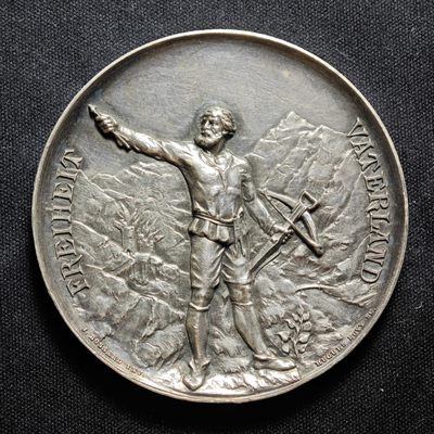 【德藏】世界币章拍卖第18期-射击节纪念章专场拍卖 - 1889年 瑞士卢塞恩射击节 银章