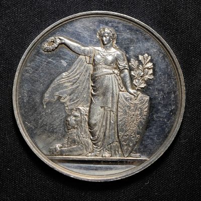 【德藏】世界币章拍卖第18期-射击节纪念章专场拍卖 - 1875年 德国斯图加特射击节 银章