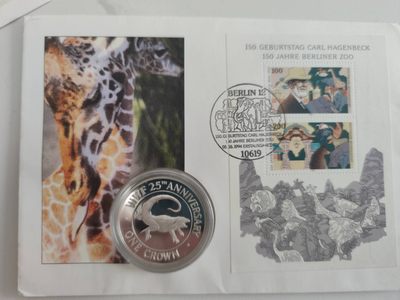 邮币封专场第三场 1988年特克斯巨蜥纪念银币邮币封