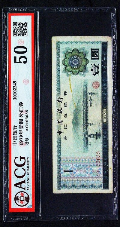 罕见的1979年外汇券