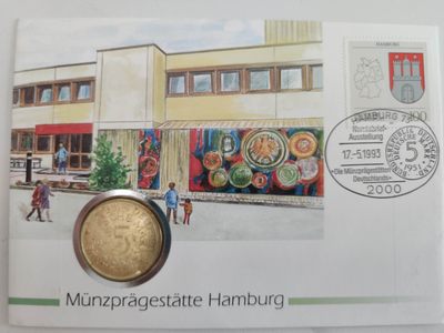 邮币封专场第三场 1966年5马克银币邮币封