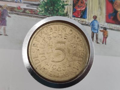 邮币封专场第三场 1966年5马克银币邮币封