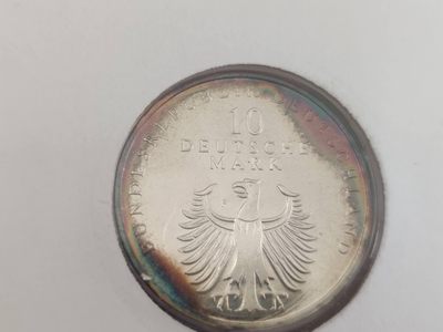 邮币封专场第三场 1998年德国联邦马克50周年10马克银币邮币封