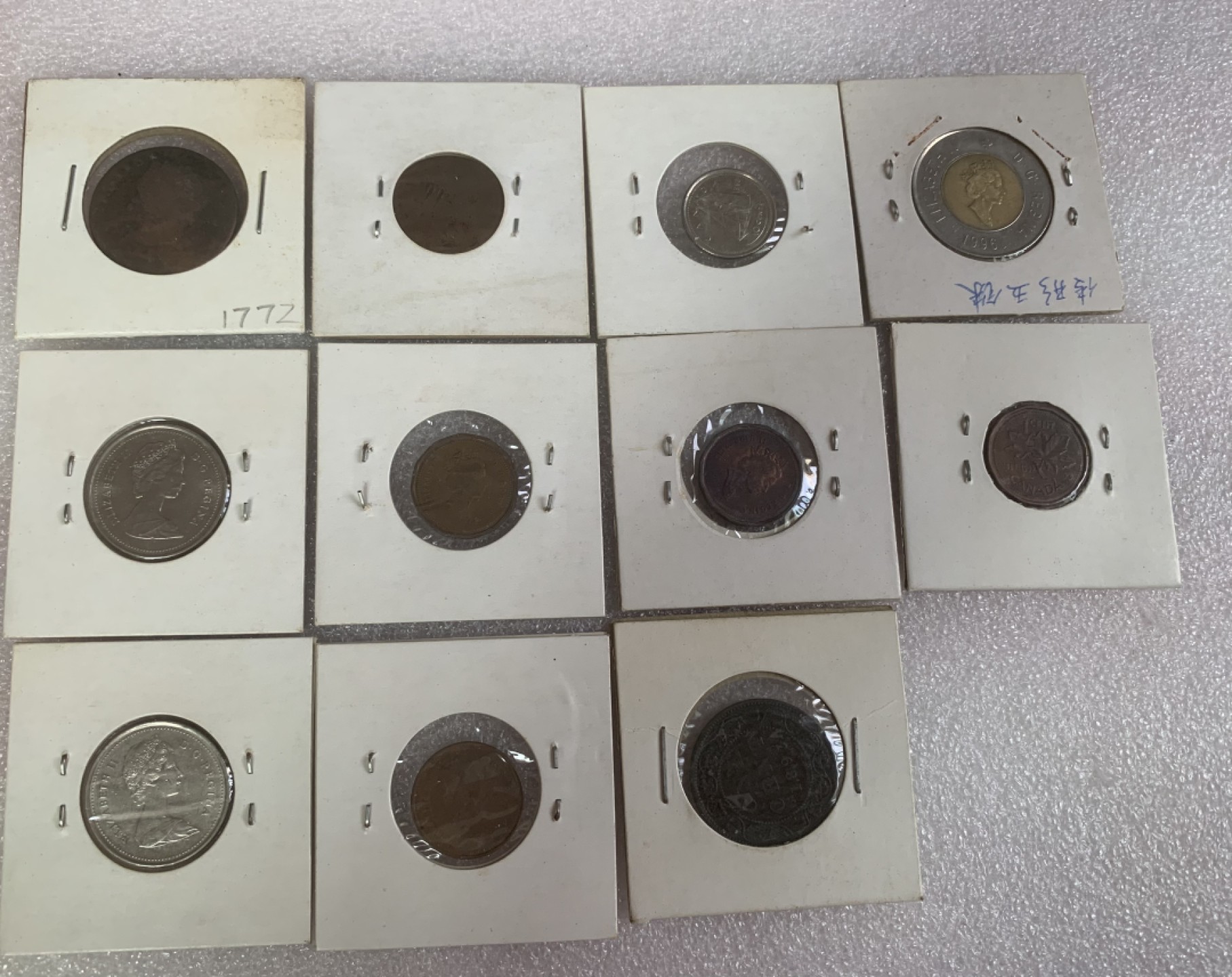 瓶子🏺第97期拍卖会  加拿大散币11枚