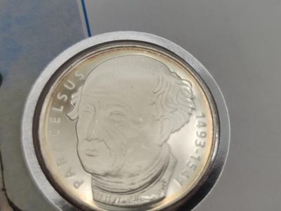 邮币封专场第三场 1993年瑞士拍拉赛尔苏500周年20法郎银币邮币封