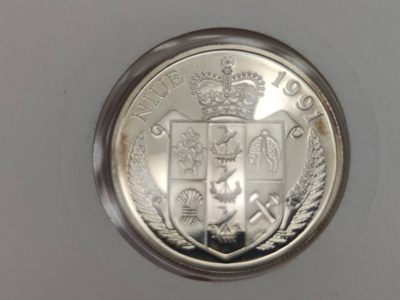 邮币封专场第三场 1992年纽埃奥运银币邮币封