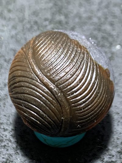 精美亚光冰飘战国红玛瑙手工俏色巧雕芭蕉叶2.0珠一个 - 精美亚光冰飘战国红玛瑙手工俏色巧雕芭蕉叶2.0珠一个