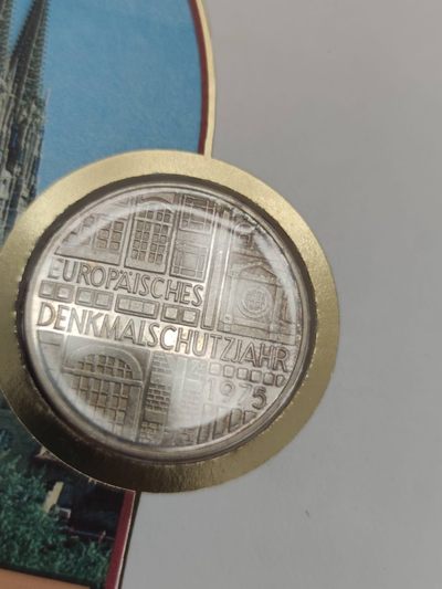 邮币封专场第三场 1975年德国欧洲古迹保护5马克银币邮币封